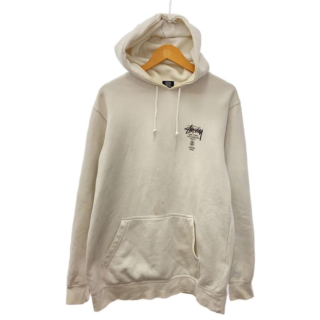 Tussy STUSSY Parker WH wht帽T棉 白色 日本直送 二手