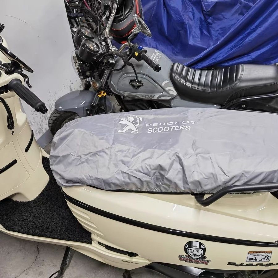 適用於PEUGEOT Django150 QP150機車專用座椅套防水防塵座墊