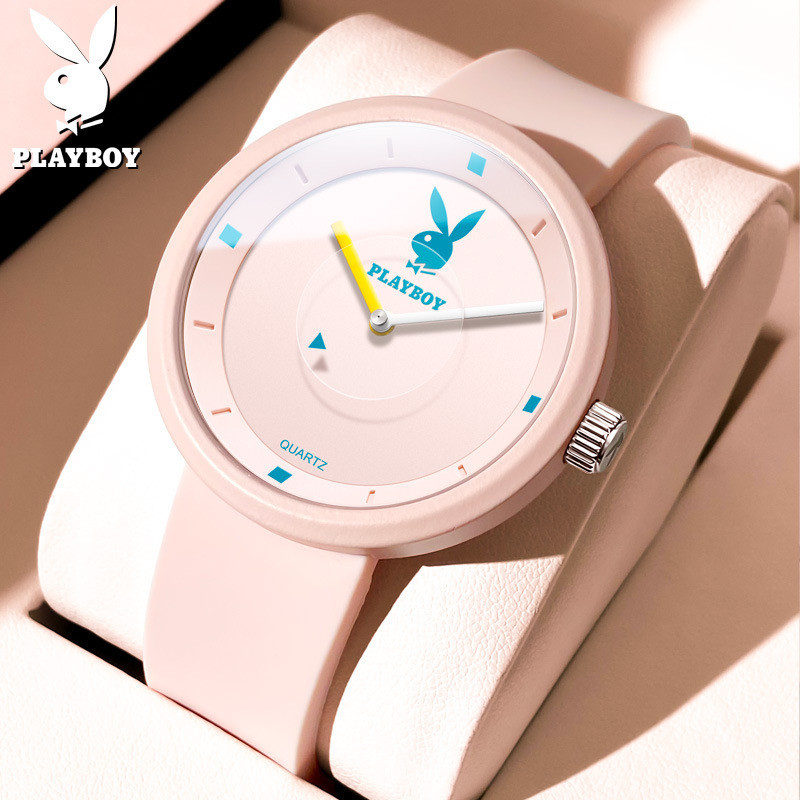 PLAYBOY 3059 品牌手錶 兩針潮流時尚石英錶 防水手錶 女士手錶 女表