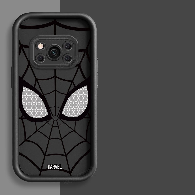 XIAOMI 小米 Poco X3 Pro X3 Nfc 蜘蛛俠動漫圖案矽膠軟手機殼防震保護套新款手機殼