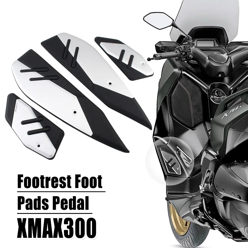 山葉 摩托車腳釘板防滑踏板腳踏板腳踏板適用於雅馬哈 X-MAX 300 XMAX300 2023+