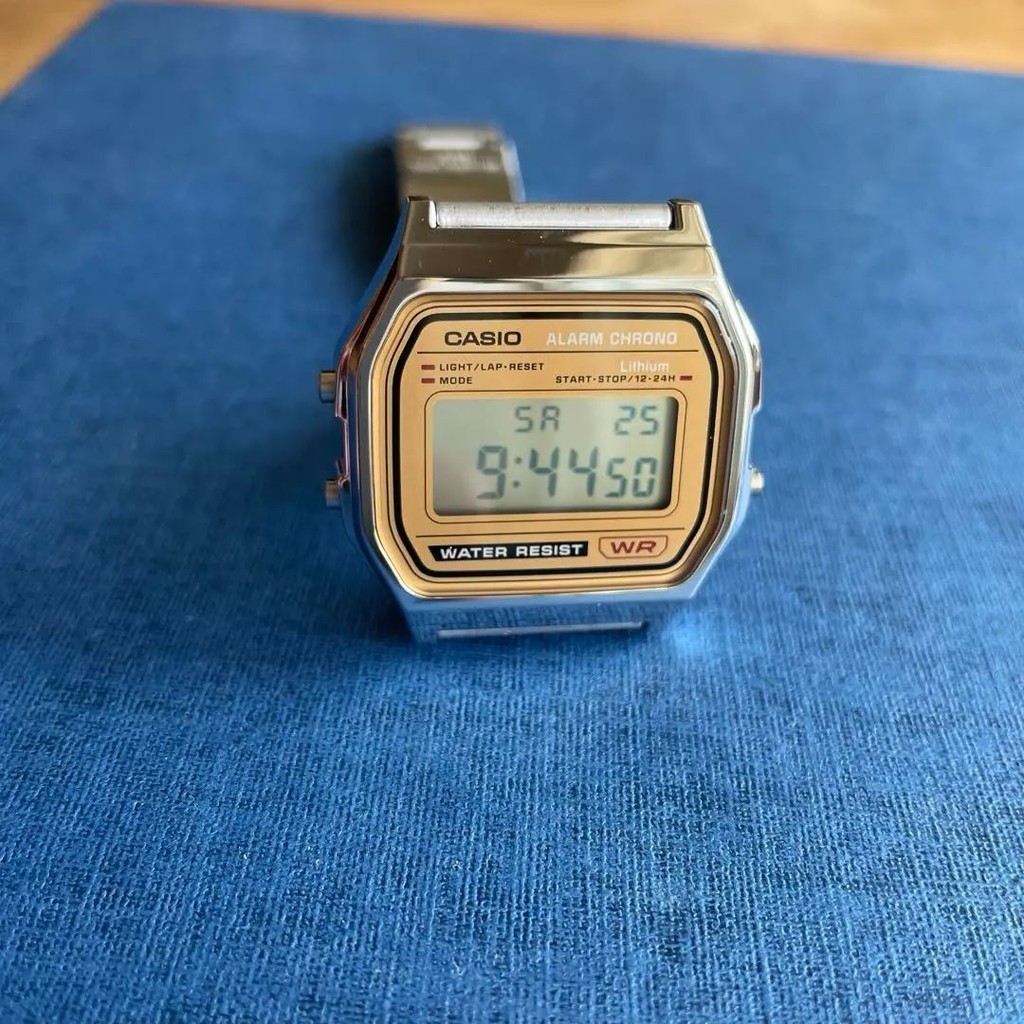近全新 CASIO 手錶 G-SHOCK STANDARD DATA BANK 不鏽鋼 電子 日本直送 二手