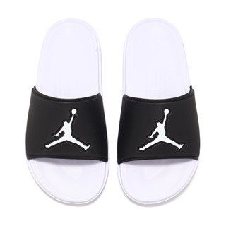 Nike 拖鞋 Jordan Jumpman Slide 男鞋 黑白 涼拖鞋 飛人 [ACS] FQ1598-010