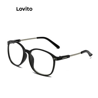 Lovito 女士休閒純藍光大框眼鏡 LFA26160