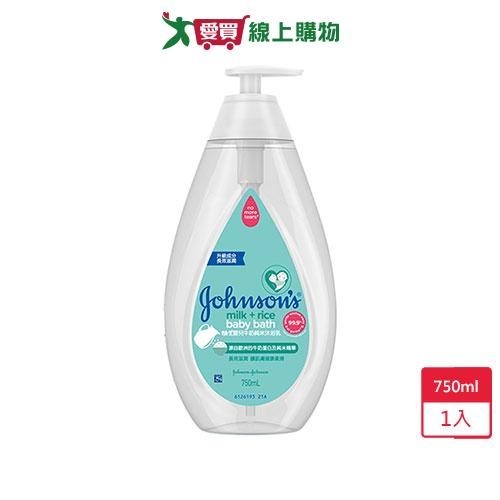 嬌生嬰兒牛奶純米沐浴乳750ml【愛買】