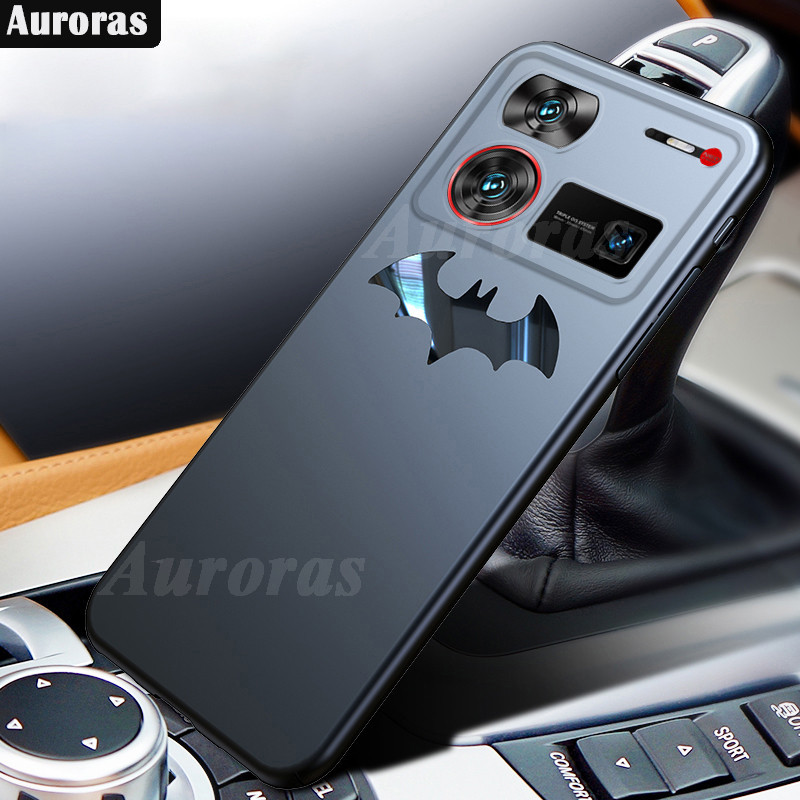 NUBIA ZTE 適用於中興努比亞 Z60 Ultra Z50S Pro Z50 手機殼超薄光滑金屬蝙蝠俠後蓋適用於中