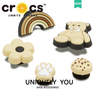 crocs 鞋釦 洞洞鞋鞋釦 套裝 鞋釦 diy美食小熊 黃色彩虹 cross鞋附件