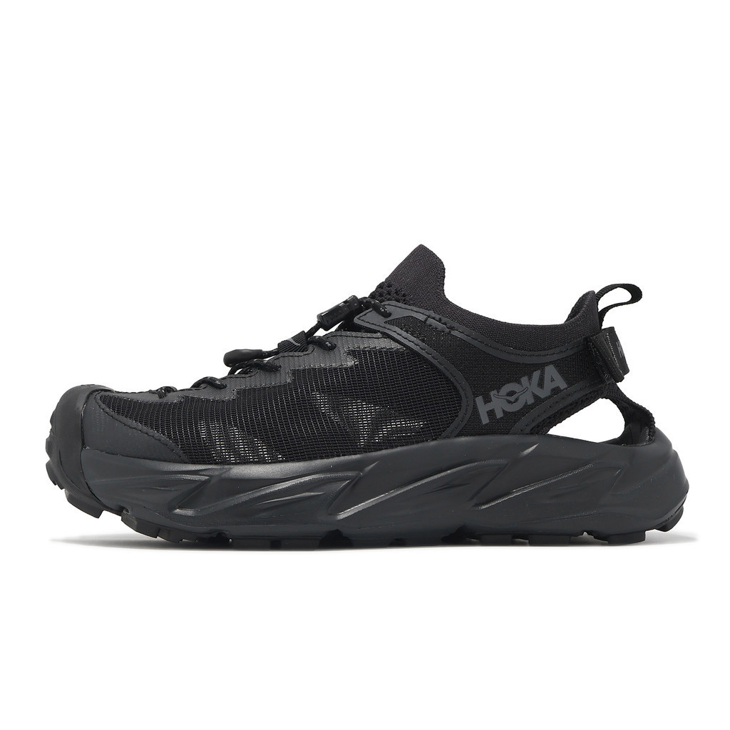 Hoka 健行涼鞋 Hopara 2 戶外鞋 黑 Cordura 護趾 抗撕裂 女鞋【ACS】 1147670BBLC