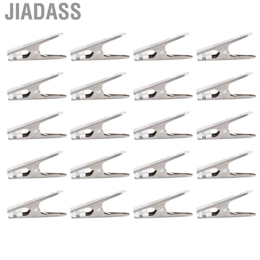 Jiadass 20 件/包款 多用途衣夾 不鏽鋼吊針夾