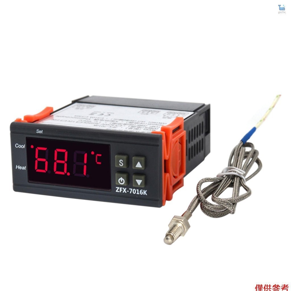 Zfx-7016k 30A 數字溫度控制器智能高精度溫度控制恆溫器,用於冷凍冰箱孵化