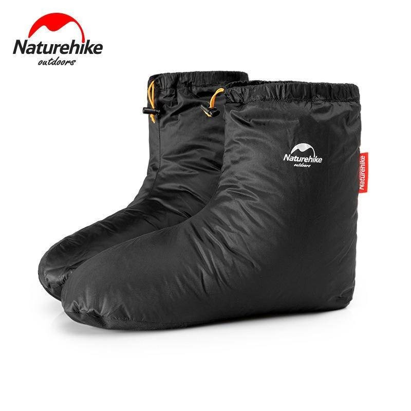Naturehike 白鵝絨鞋室內腳套保暖鞋超輕便攜戶外防風野營鵝絨填充腳套襪 NH18S023-T