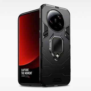 軍事防摔磁吸指環殼 小米14ultra 手機殼 mi 14U 保護殼 小米 14ultra 全包防摔殼