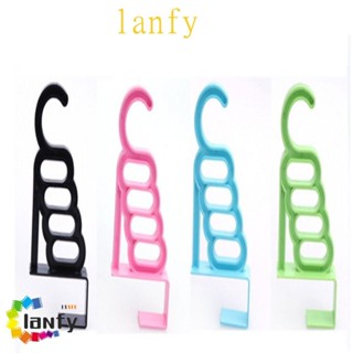 LANFY門掛鉤新品上市糖果顏色多功能多用途ABS塑膠衣架