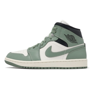 Nike 休閒鞋 Wmns Air Jordan 1 Mid 女鞋 男鞋 綠 AJ1 [ACS] BQ6472-130