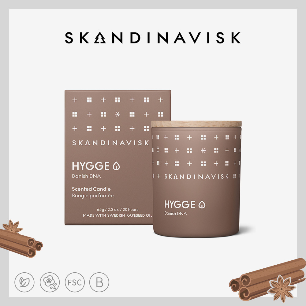 丹麥 Skandinavisk 香氛蠟燭 65g/200g - HYGGE 永恆時刻 交換禮物 室內香氛 送禮 公司貨