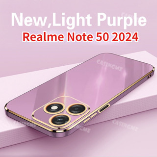 Realme Note 50 2024 豪華電鍍外殼適用於 Realme Note 50 RealmeNote50 No