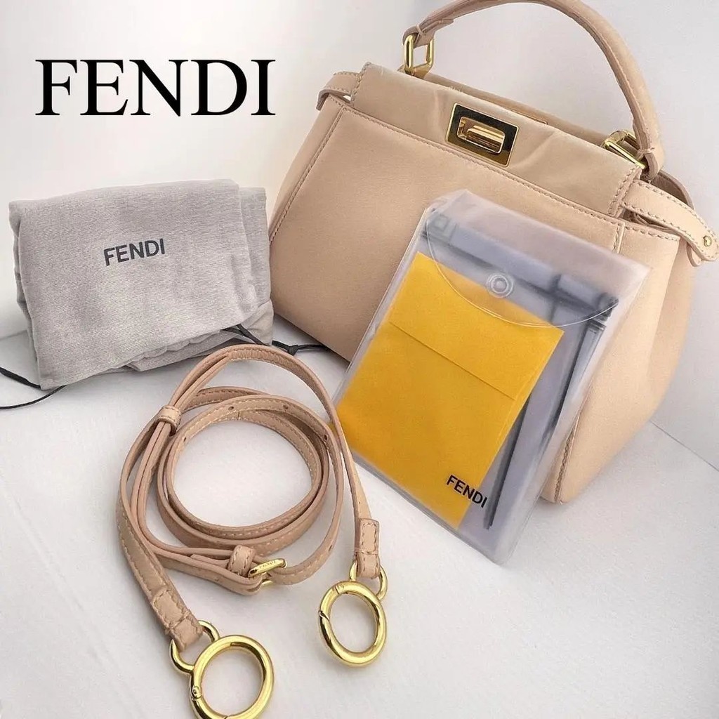 FENDI 芬迪 手提包 肩背包 Peekaboo 2way 迷你 mercari 日本直送 二手