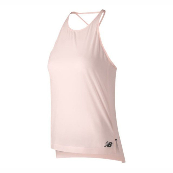 New Balance T恤 女 背心-粉橘 粉紅 WT81248SRG