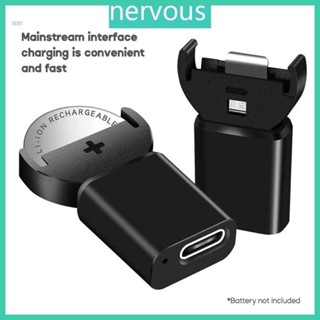 Nerv 有用的鋰鈕扣電池充電器 USB C 充電,適用於 LIR2032 LIR1632 LIR2025