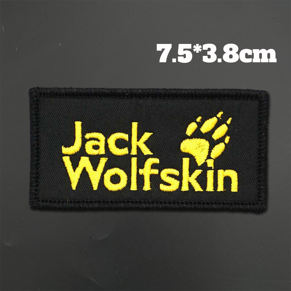定制 ]AQ Jack wolfskin 3D Velcro 補丁/徽章/臂章/標誌裝飾夾克牛仔褲背包帽