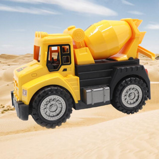 現貨【沙灘玩具】兒童 工程車 水泥攪拌車機 混凝土罐車 2歲3套裝 電動玩具車 大號男孩