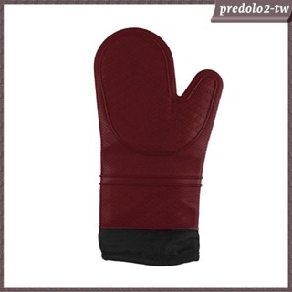 [PredoloffTW] 烤箱手套易於使用的防滑廚房手套,用於燒烤微波爐烹飪