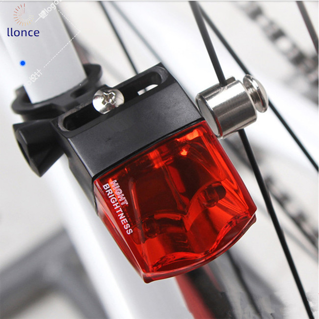 Dgx自行車尾燈防水磁力發電警示燈自行車裝備配件