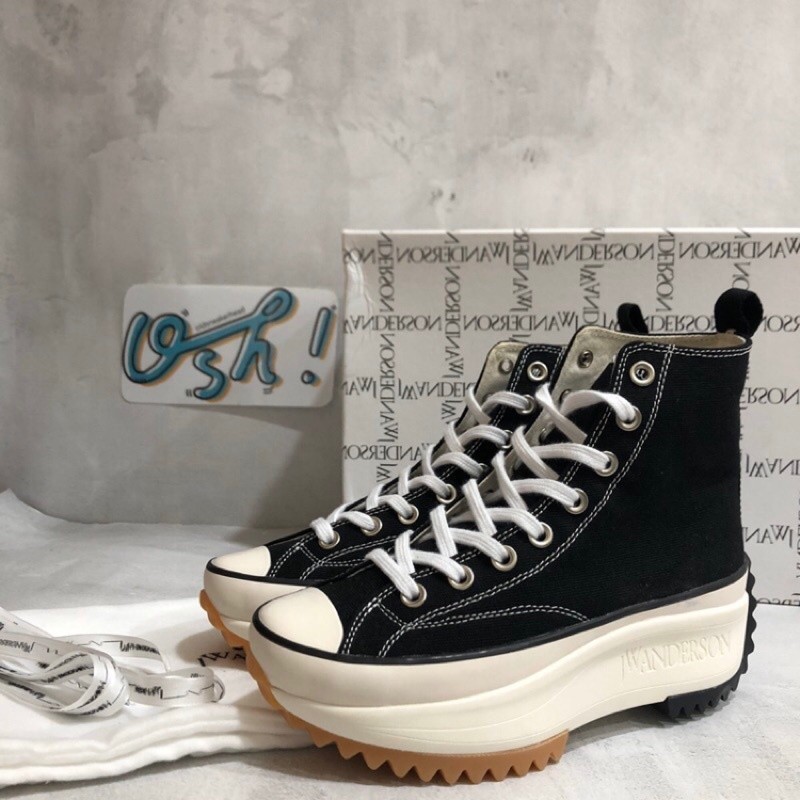 特價 Converse x JW Anderson Run Star Hike 厚底 增高 聯名 潮流 鋸齒 黑