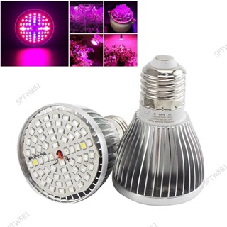 60 LED 植物生長燈 9W 燈泡全光譜 UV IR 用於室內花卉蔬菜種植帳篷 TW8B1