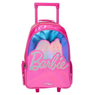 澳洲smiggle粉色芭比拉桿書包（尺寸原因需選擇宅配） 中小學生大容量減負拖輪包 兒童女孩男孩背包