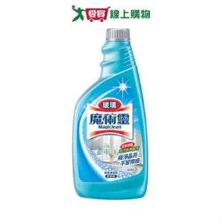 魔術靈玻璃清潔劑補充瓶500ml x2入【愛買】