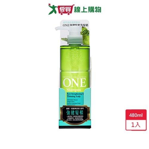 ONE強健髮根洗髮精480ml【愛買】