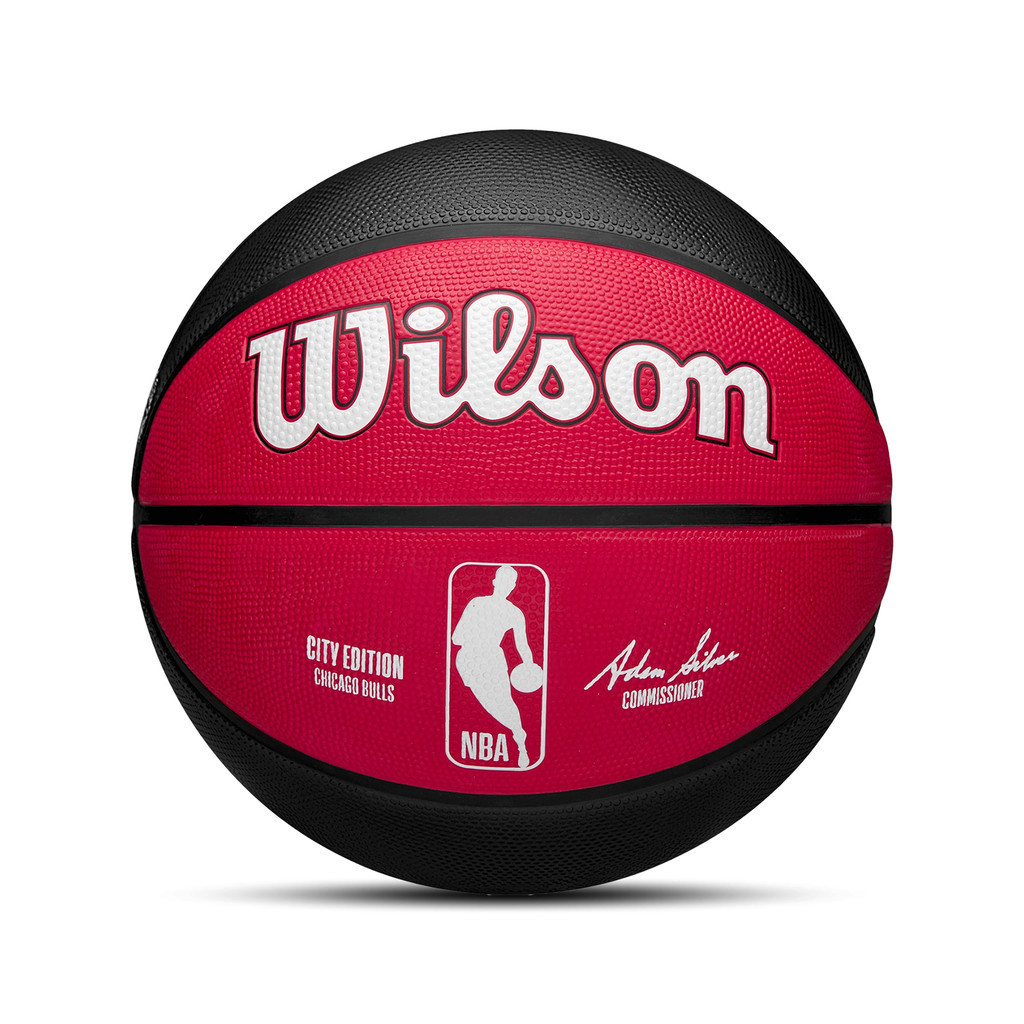 Wilson NBA Team City Edition 芝加哥公牛 橡膠 室外 耐磨  籃球 7號球【ACS】