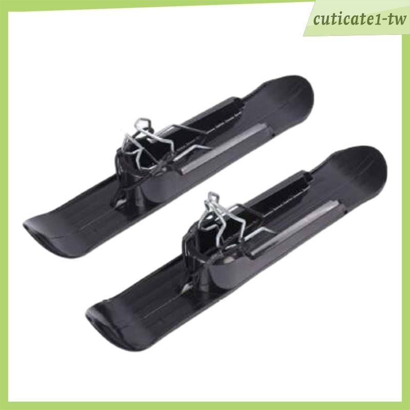 [CuticatecbTW] 雪橇板滑板車雪橇滑雪附件冬季雪橇滑雪板適用於殘疾人輪椅平衡自行車滑板車