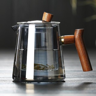 【2024新款】加厚玻璃泡茶壺 泡茶器 家用花茶套裝 功夫沏茶專用耐高溫茶具 耐熱花茶茶壺