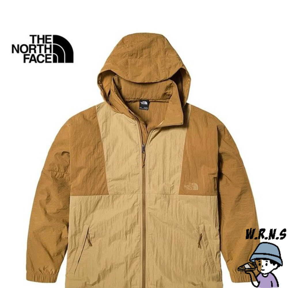 The North Face 男 連帽外套 風衣 防潑水 透氣 卡其 NF0A7WDMQV3