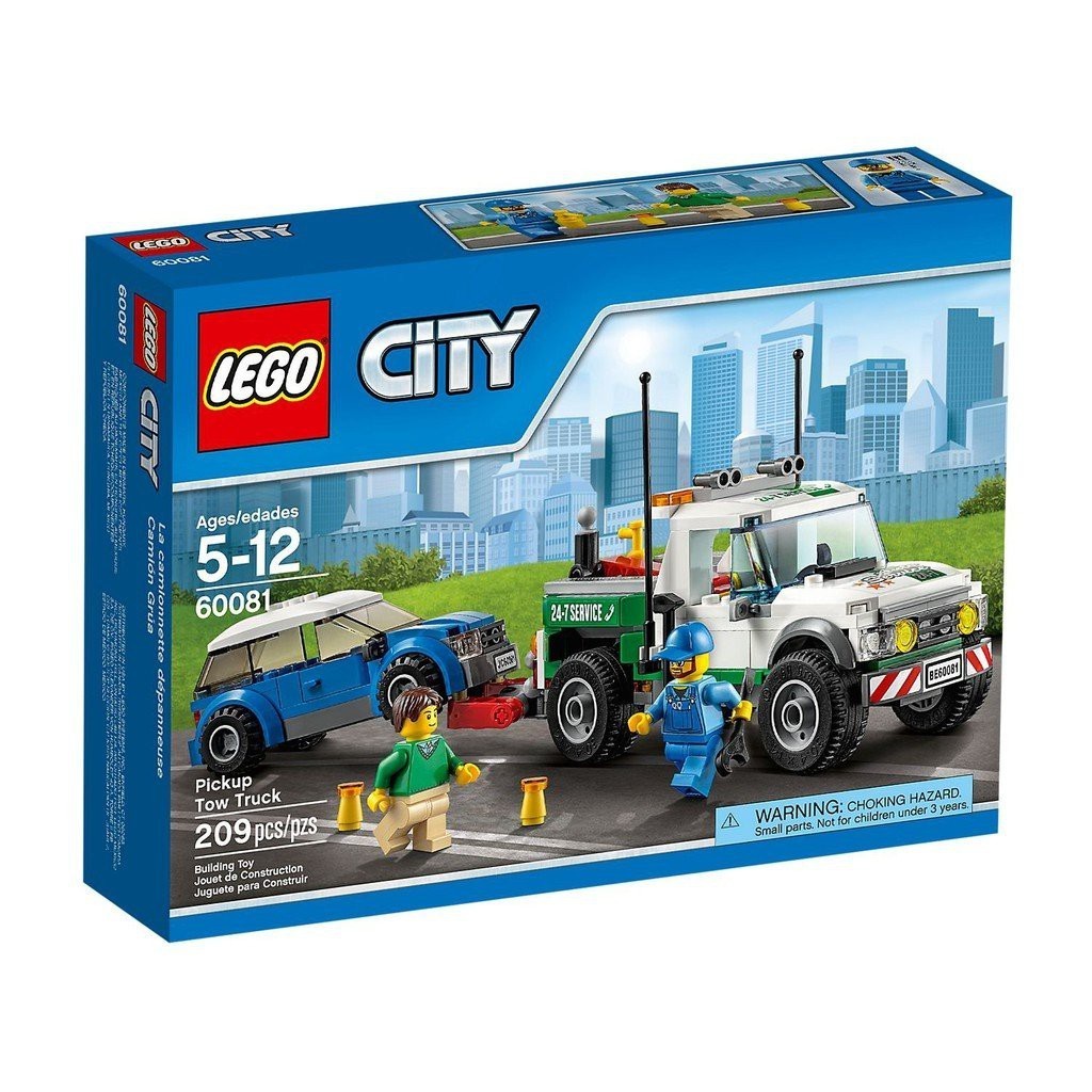 請先看內文 LEGO 樂高 60081 道路救援拖車 城市系列