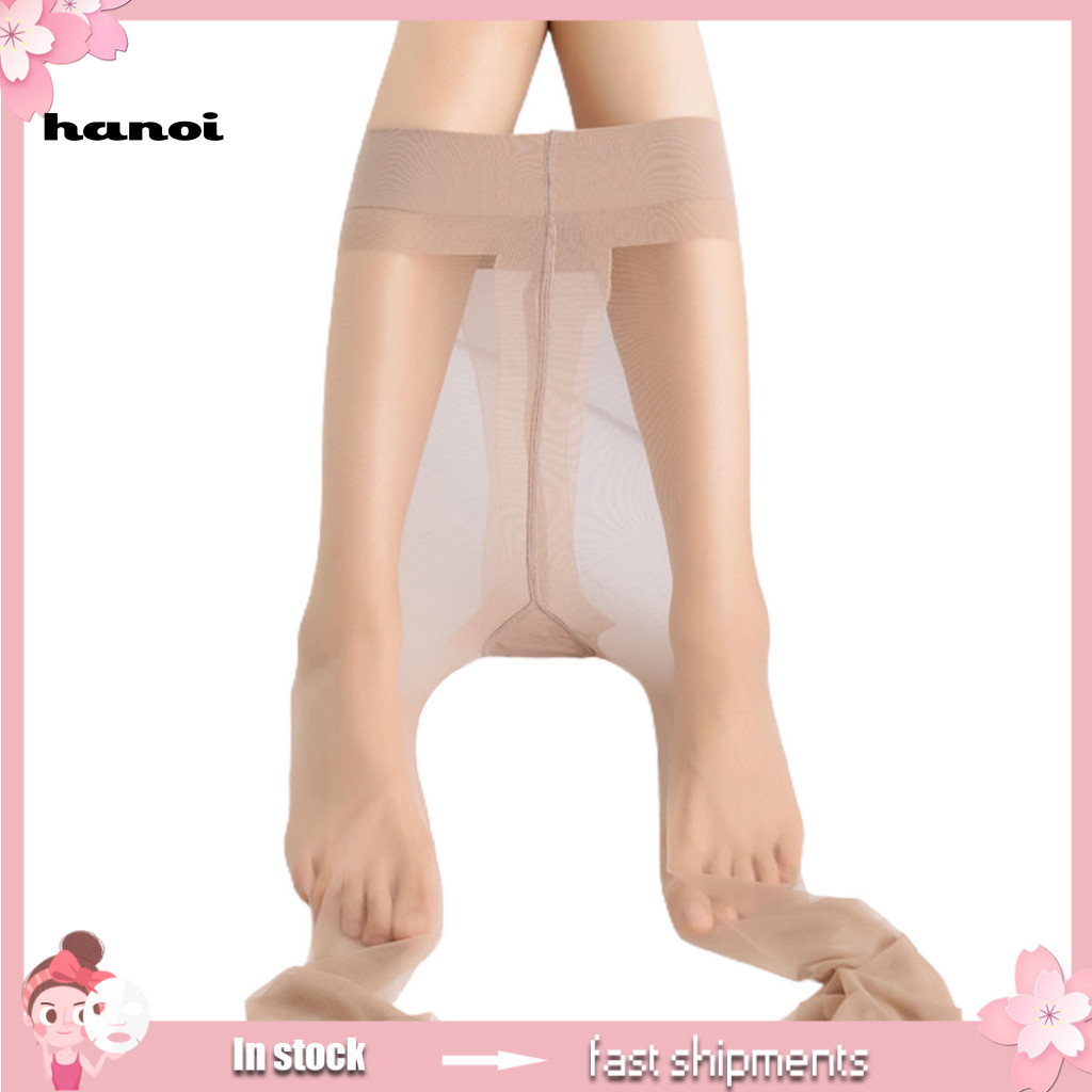 Han_家用隱形彈力打底t型褲襠超薄無縫透明緊身絲襪
