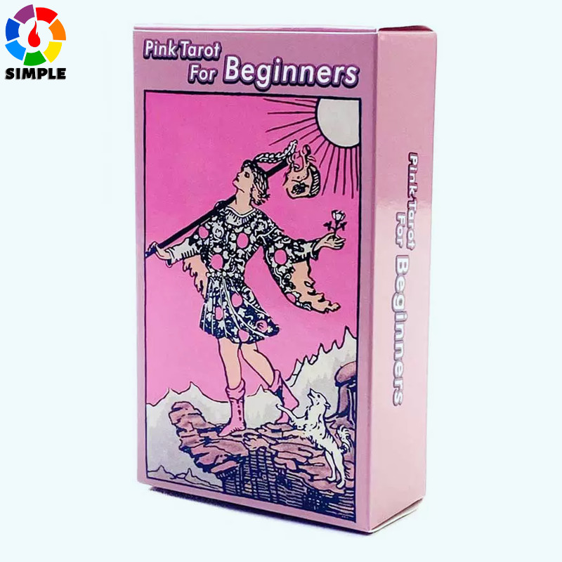 【桌遊志】粉紅初學者塔牌Pink Tarot For Beginners塔羅牌紙牌遊戲