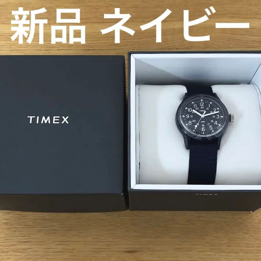 近全新 TIMEX 手錶 Camper BEAMS 原版 海軍藍 日本直送 二手