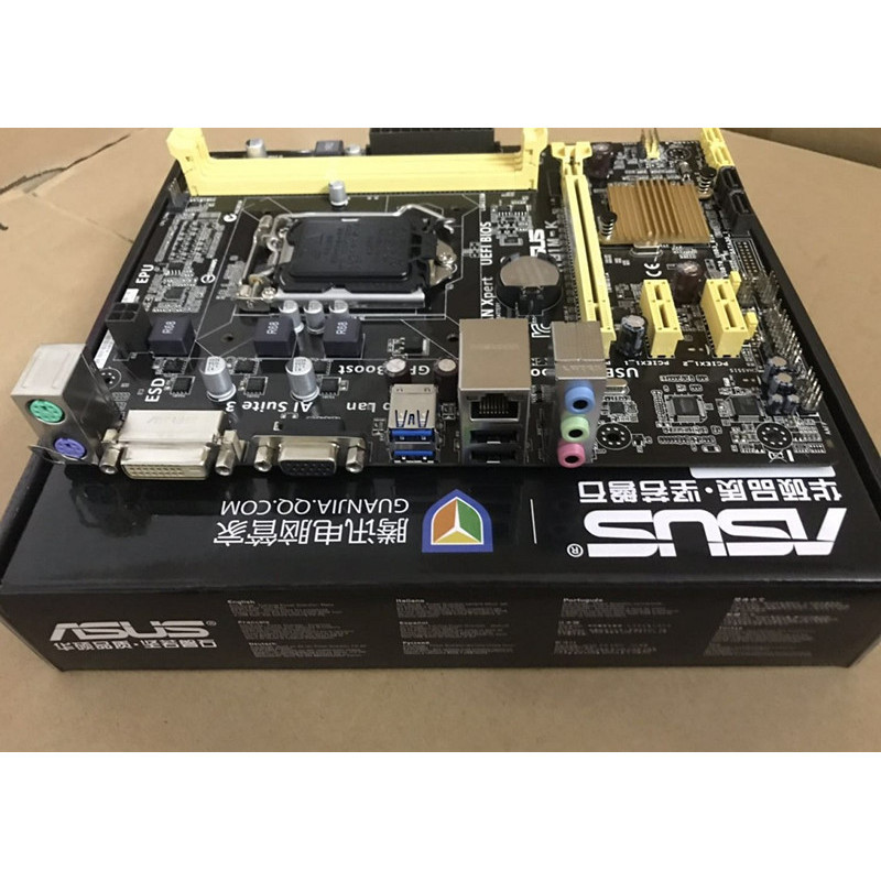 【現貨】盒裝華碩Asus/華碩 H81M-K1150 DDR3 主板 支持 I3 I5  華碩H81M