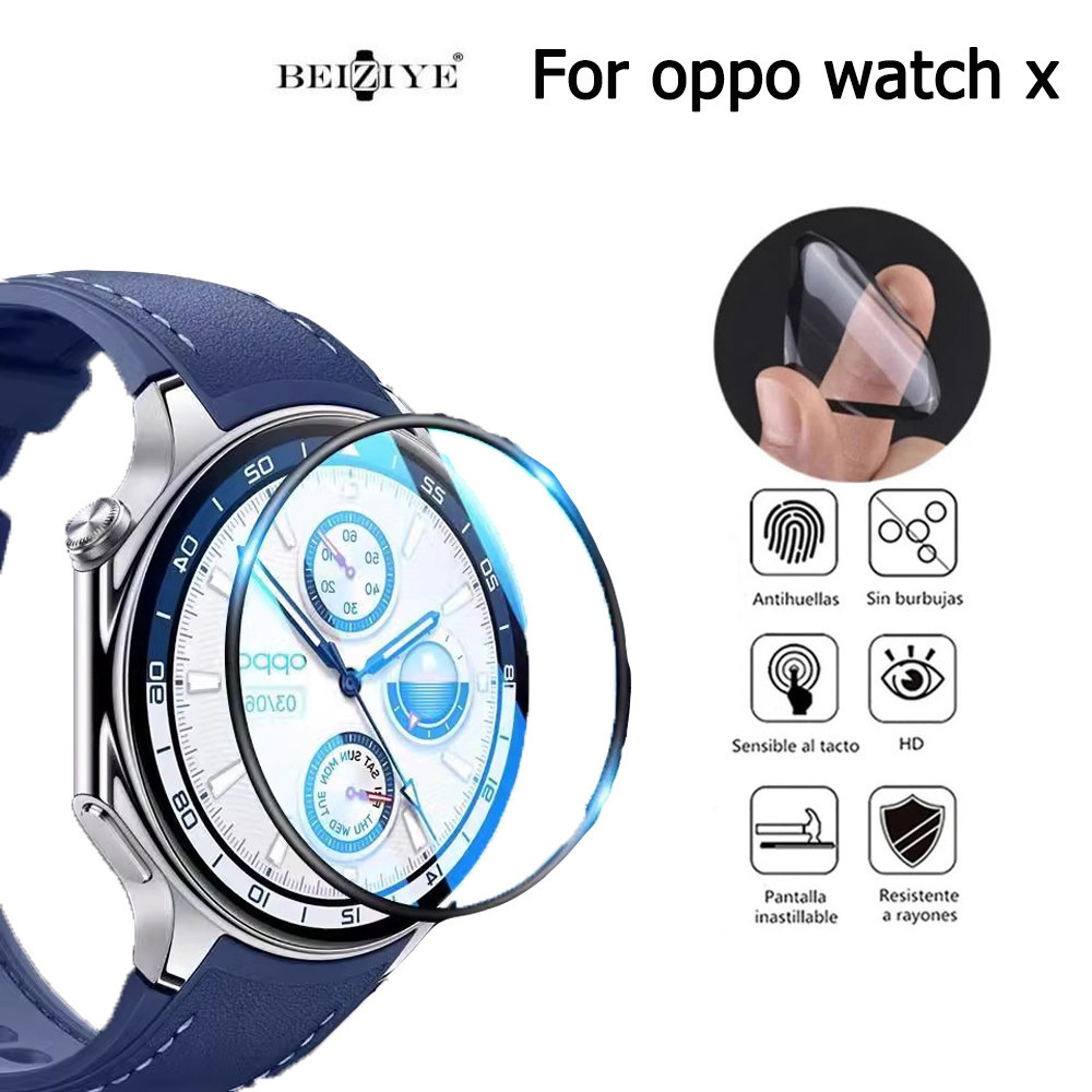 Oppo Watch X 手錶保護 保護貼 保護膜 屏幕保護 Oppo智慧手錶X 貼膜 手錶保護貼 3D 全屏覆蓋 保護