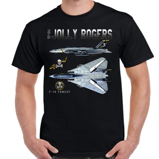 海軍 Vf84 Jolly Roger Fighter Fighter Squadron F14 雄貓計劃 T 新款 T