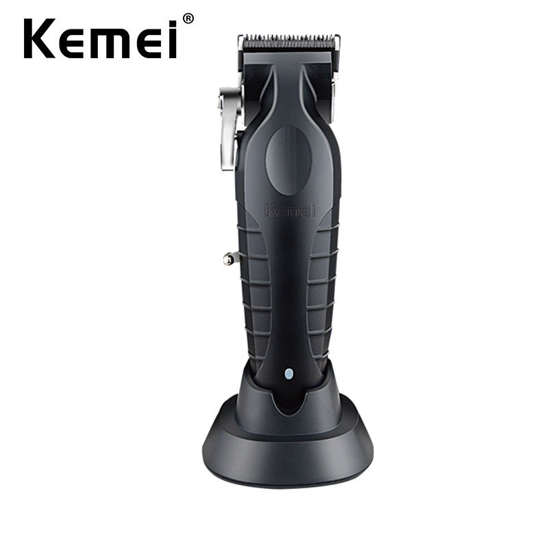 Kemei 專業精密褪色頭髮修剪器可充電無線頭髮修剪器 2500Mah 理髮師鬍鬚修剪器