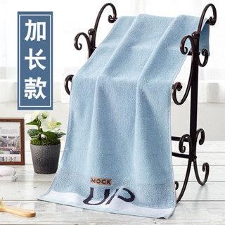 #現貨熱銷#40x90 加長款洗澡毛巾家用純棉大號吸水不掉毛全棉沖涼男士跑步巾