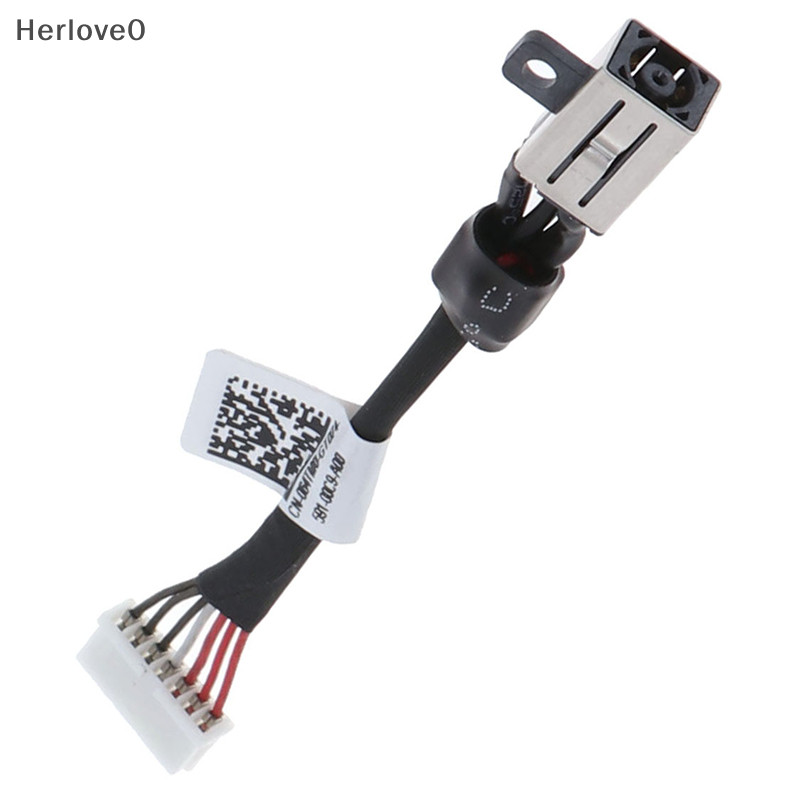 DELL Herlove 適用於戴爾 XPS 15 9550 9560 DC 電源插孔充電端口插座線束電纜 TW