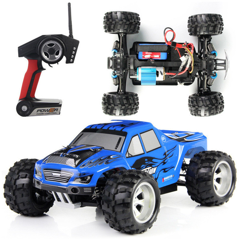 🌈偉力1:18無線遙控車模型玩具車A979高速越野特技電動四驅車