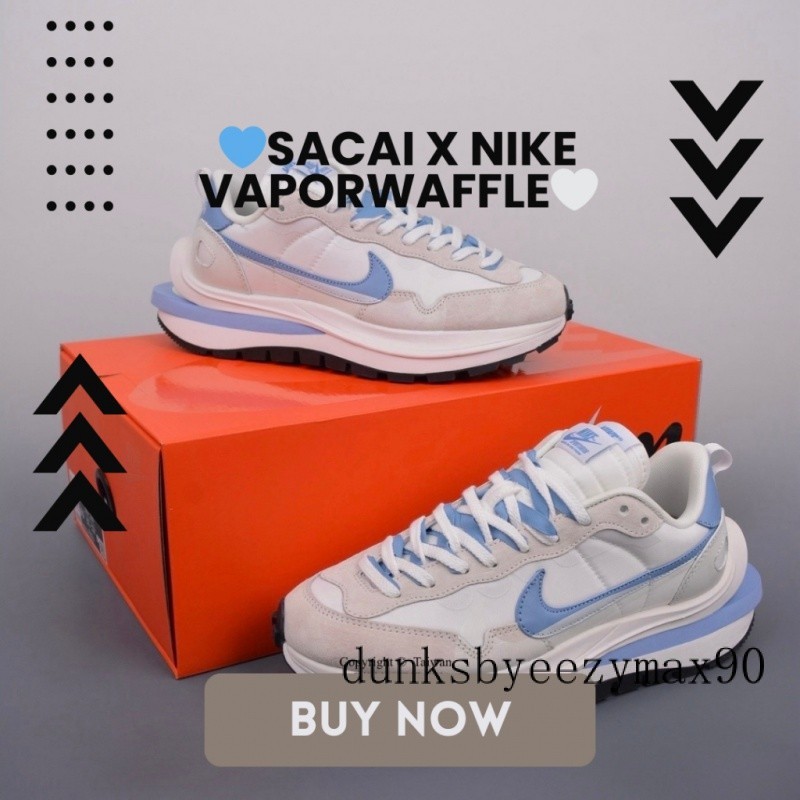 臺灣出貨 Sacai x Nike VAPORWAFFLE 耐吉_新款_男鞋_女鞋_限量_白藍配色