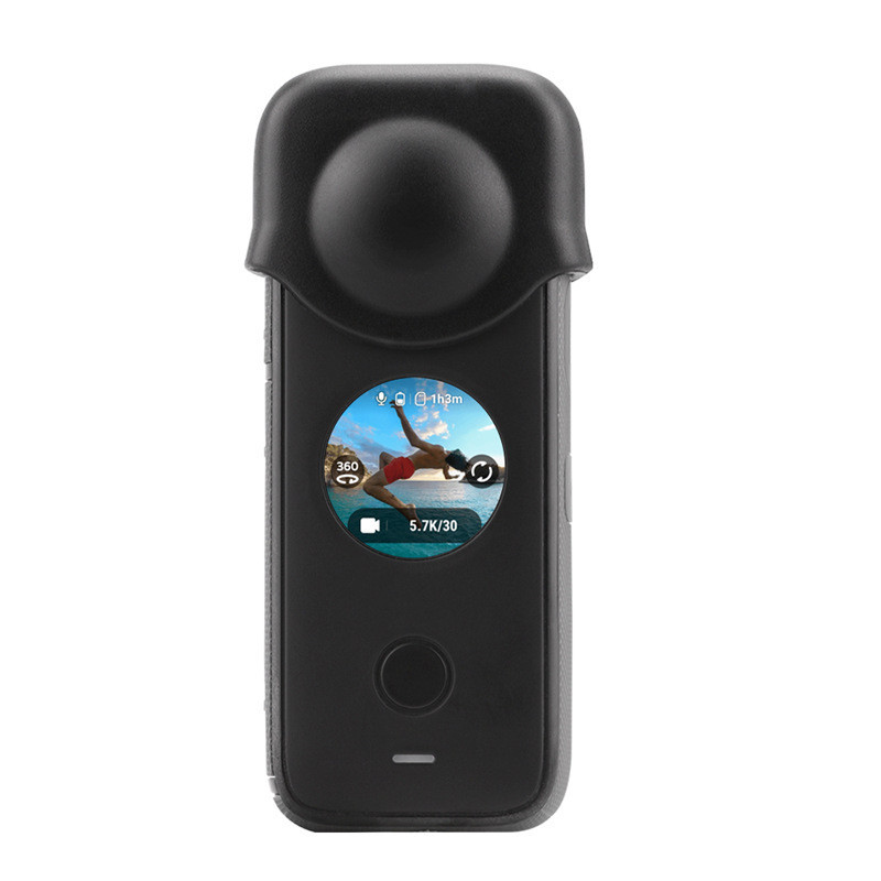 Insta360 ONE X2 全景相機配件鏡頭蓋保護套矽膠防刮耐用耐磨保護套