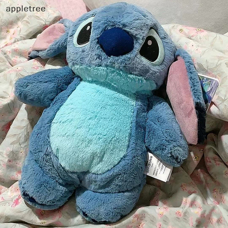 迪士尼 Appl Disney Stitch 動漫冬季超大號毛絨熱水瓶女式家用注水暖手器節日禮物送給女朋友 TW